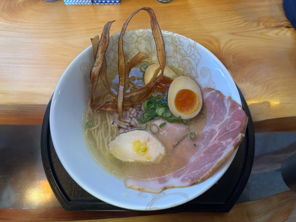 「塩とりそば@1050」@とりそば下地橋の写真