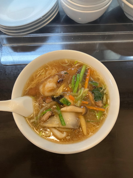 「うまにそば 1100円」@中華料理 熊の写真