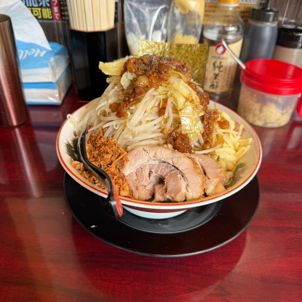 「油そば　ぷち」@ぶっ豚 京王稲田堤店の写真