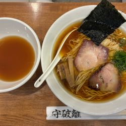細麺　らずんば　つけ出汁付