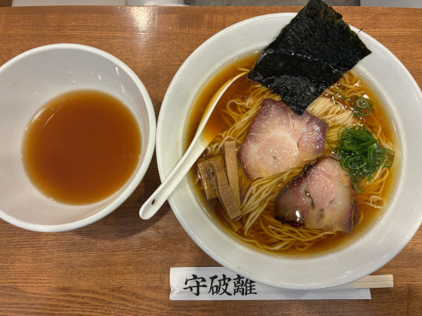 「細麺　らずんば　つけ出汁付」@のスたの写真