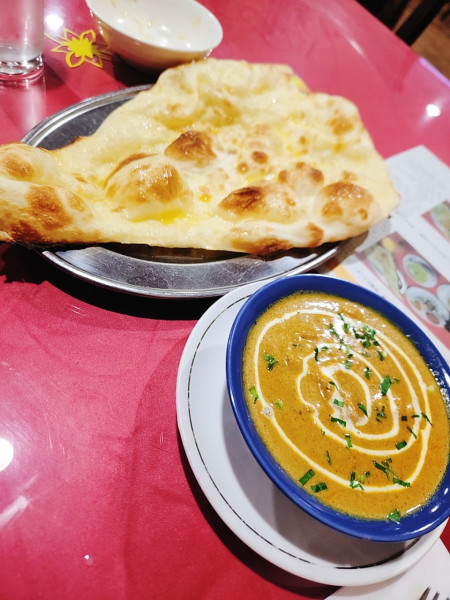 「ランチセットAチキンカレー」@マハールの写真