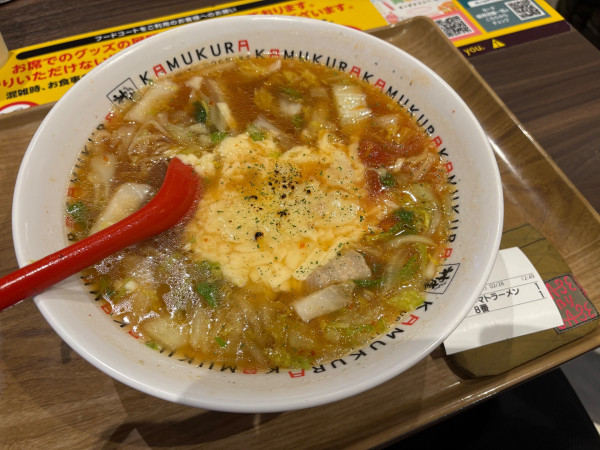 「虎杖悠仁の逕庭拳ラーメン」@どうとんぼり神座 有明ガーデン店の写真