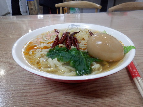 「小碗板面」@老单記の写真