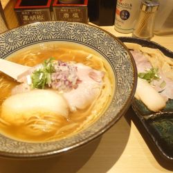 鴨と上州地鶏そば　あっさり淡麗（特製）