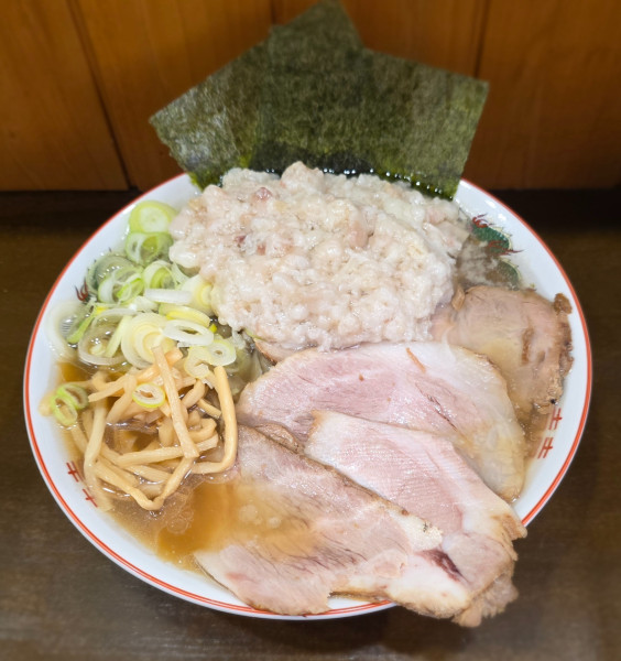 「チャーシュー麺身ダブル」@手打ち中華そば 酒田 鹿島田店の写真