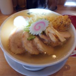 生姜チャーシューめん＋那須御養卵（味玉）＋3個餃子