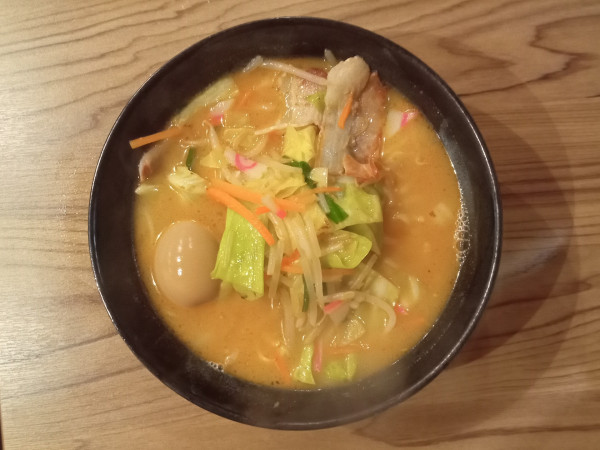 「味噌󠄀たんめん＋味玉」@会津らーめん ばんないの写真