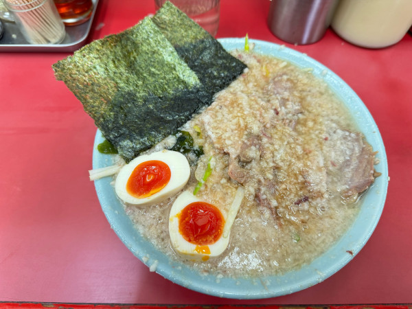 「ネギチャーシュー麺＋コッテリ＋味玉」@ラーメンショップ 牛久結束店の写真