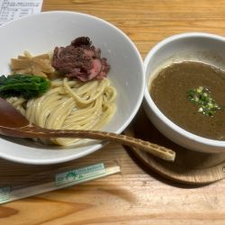 牛骨魚介こってりつけ麺（太麺）1,050円
