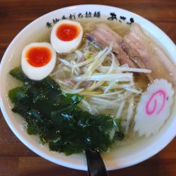 葱塩ラーメン¥1100+たまご¥150-