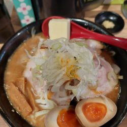 味玉味噌チャーシュー麺＋バター