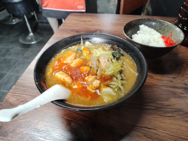 「味噌麻婆麺¥850」@元祖旨辛系タンメン 荒木屋の写真