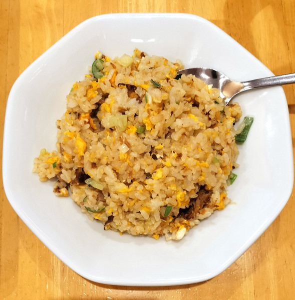 「ニンニク炒飯 6000円」@台湾料理 福祥 萱場店の写真