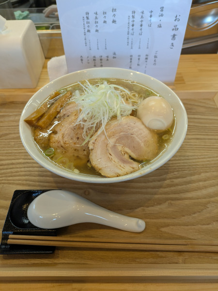 「特製中華そば(塩)」@中華そば HIBARIの写真