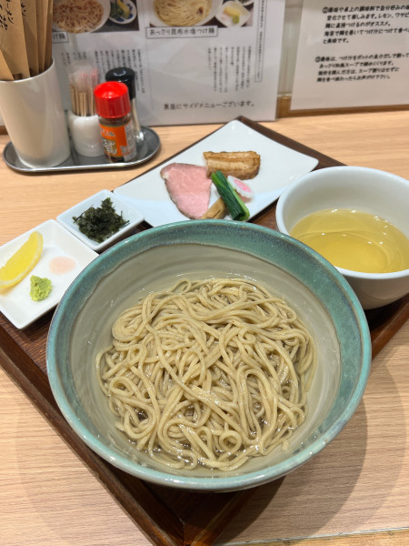 「昆布水塩つけ麺 並」@ラーメン 歩く花の写真