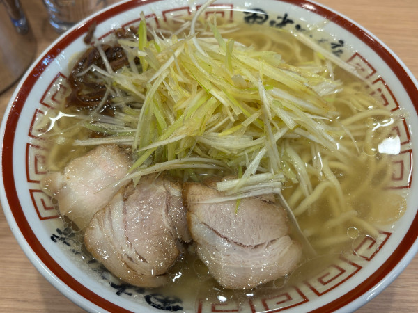 「ねぎそば+大盛り」@田中そば店 日比谷シティ店の写真