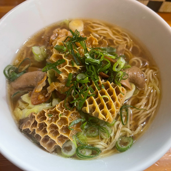 「牛もつ煮込ラーメン」@ラーメン大木戸の写真