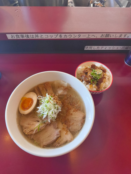 「特製塩らぁ麺　1200円」@らぁ麺 松しんの写真