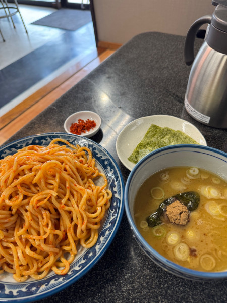 「辛味つけ麺」@縁者の写真