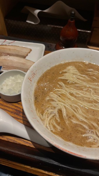 「鯖」@炭火焼濃厚中華そば 海富道の写真