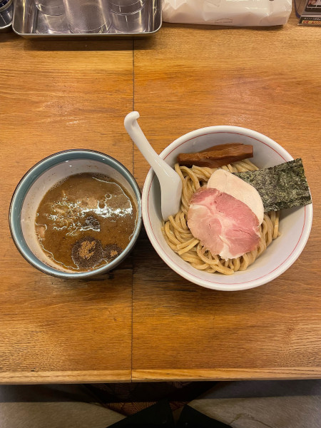 「濃厚魚介豚骨つけ麺(950円)」@らぁ麺 ふじ松の写真