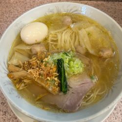 塩ネギワンタンメン　1,150円　味付煮卵　100円