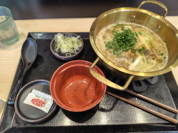 「もつ鍋ラーメン」@ゆで太郎 新座野火止店の写真