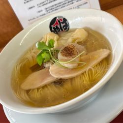 帆立鯛らーめん＋海老わんたん