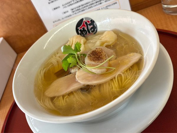 「帆立鯛らーめん＋海老わんたん」@らーめん はやしの写真