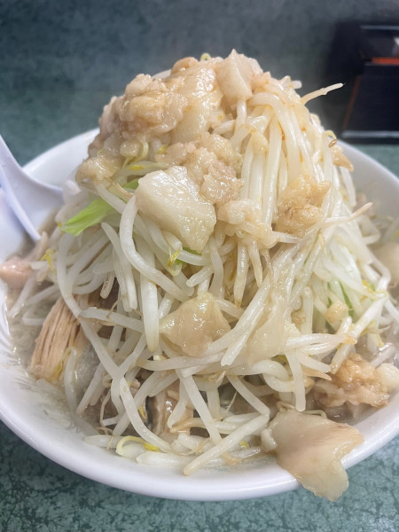 「ラーメン ヤサイカラメアブラ塊」@ラーメン二郎 新宿小滝橋通り店の写真