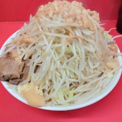 小豚ラーメン麺半分