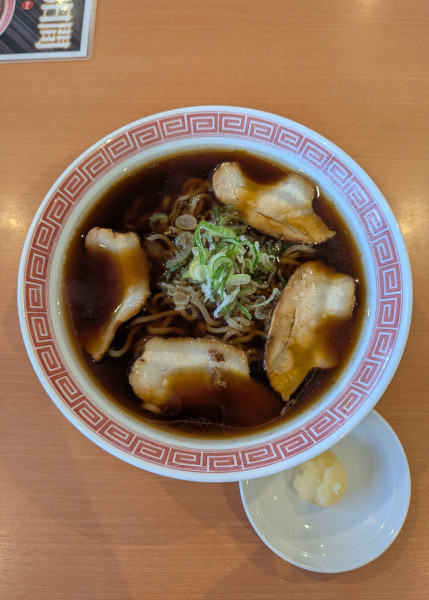 「郡山ブラック+にんにく」@幸楽苑 結城店の写真