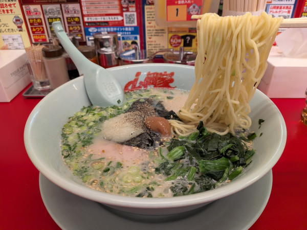 「朝ラーメン」@ラーメン山岡家 新結城店の写真
