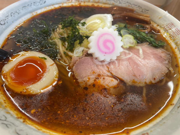 「醤油ラーメン：850円＋松川浦産あおさ：150円」@らーめん屋 せがわ食堂の写真