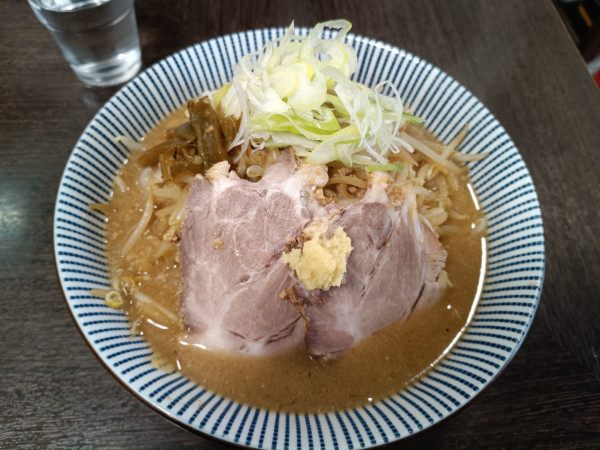 「灼き味噌󠄀らーめん　野菜大盛り　　1400円」@灼味噌らーめん 八堂八の写真