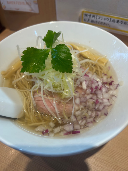 「塩ラーメン」@らぁ麺 ふじ田 水戸本店の写真