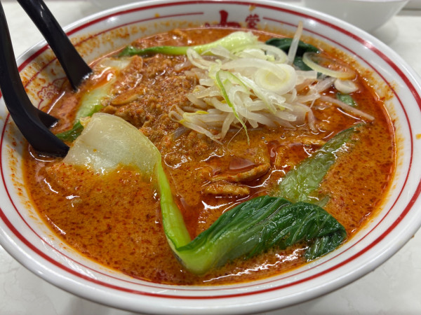 「【限定】中本風担々麺5辛5倍」@蒙古タンメン 中本  久喜店の写真