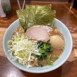 味玉ラーメン＋味付けネギ（白）