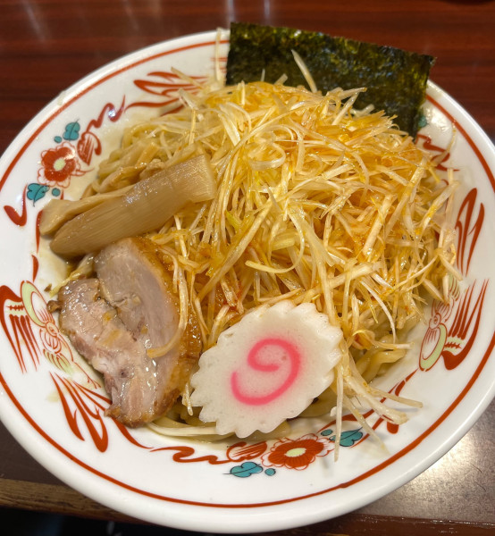 「黒丸ネギ油そば」@ぶぶか 吉祥寺北口店の写真