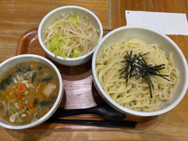 「あごだし野菜つけそば中盛」@つけそば 幸喜の写真