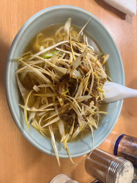「ネギソバ」@オーモリラーメンせいほう 国道店の写真