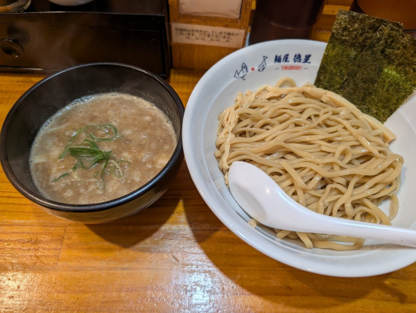 「煮干つけ麺1050円」@麺屋 徳星の写真