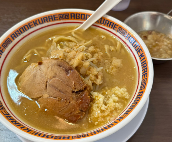 「ミニラーメン」@顎で喰らえ ラウンドワン草加店の写真