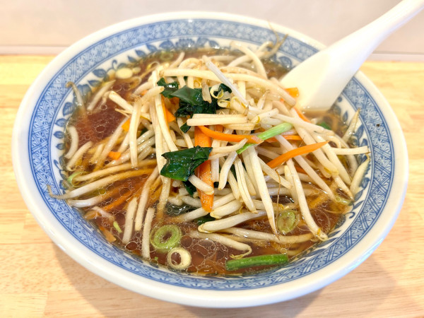 「Aランチ:もやしラーメン(500¥)」@塩子屋食堂の写真