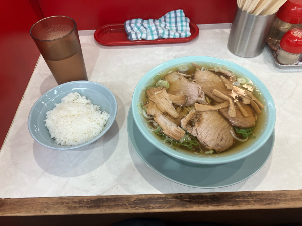 「中華そば並790円　無料めし」@なぎちゃんラーメン 元住吉店の写真