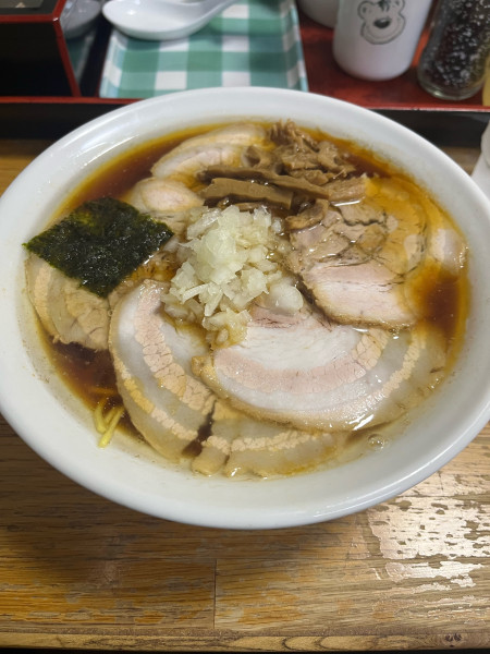 「バラチャーシュー麺　大盛り　1200」@みんみんラーメンの写真