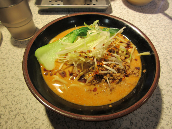 「限定　担々麺（１１３０円）」@横浜家系ラーメン たくみ家 土浦阿見店の写真