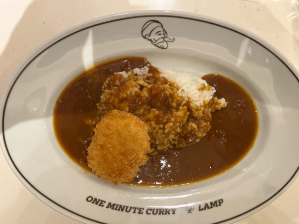 「タイムサービスカレー490円」@ワンミニッツカレー ランプ 船橋店の写真