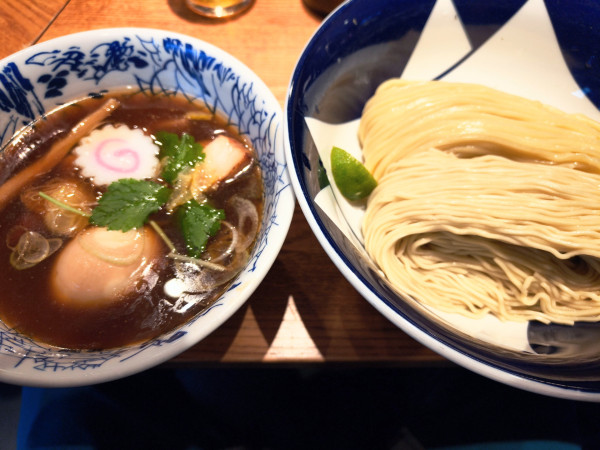 「味玉青湯つけそば」@つけそば 神田勝本の写真